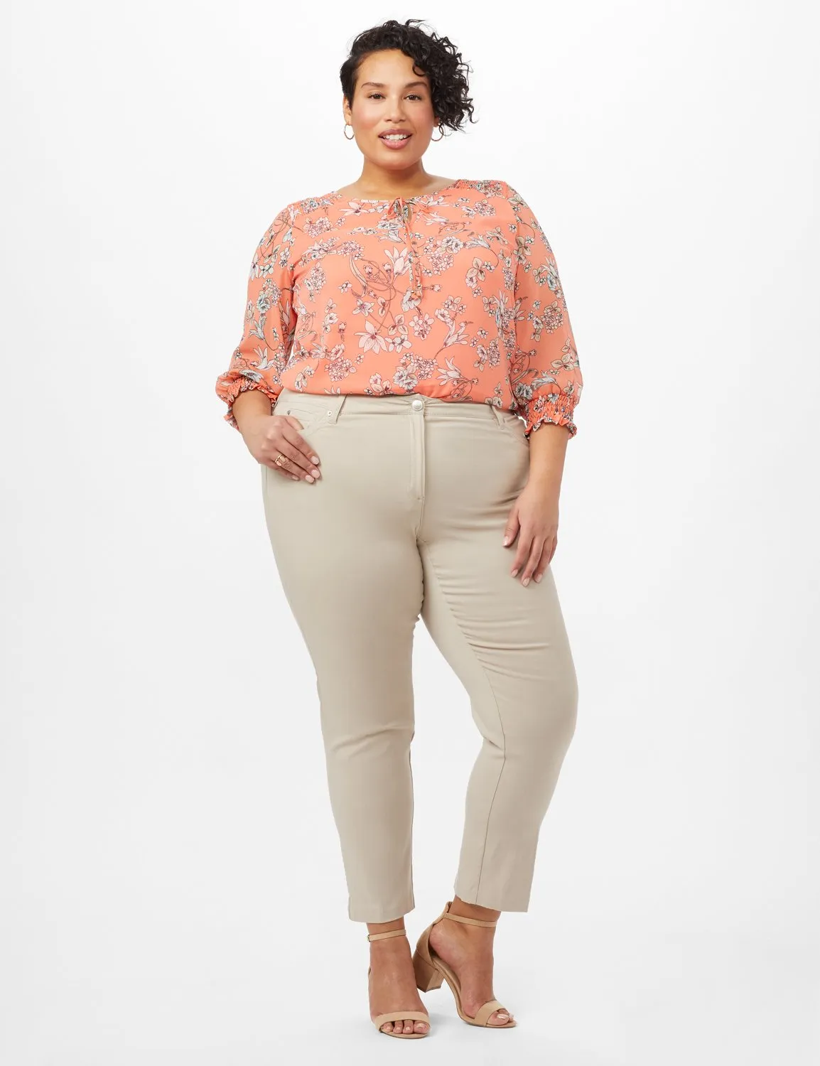 5 Pocket Zip Front Pants
