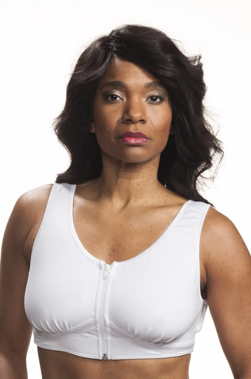 740/741/742 Grace Post-Surgical Bra by Wear Ease® - Front Zip. Cool, Comfortable, Dries Quickly