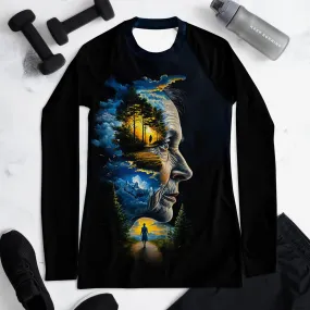 A Golden’s Grace Edition 1: Dual Harmony Women's Rash Guard