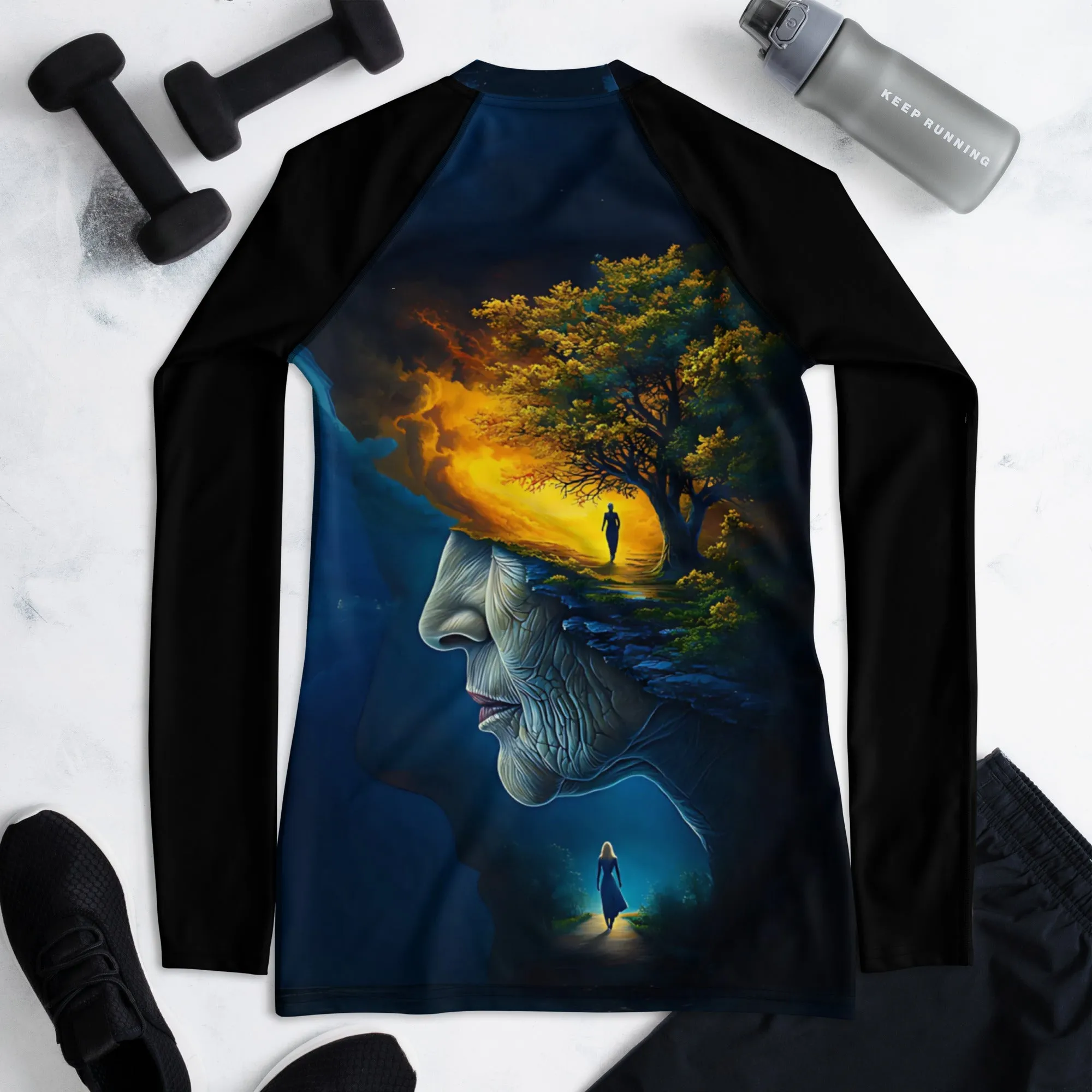 A Golden’s Grace Edition 1: Dual Harmony Women's Rash Guard