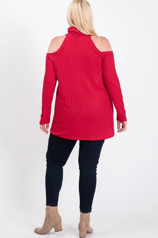 All You Need Cold Shoulder Top