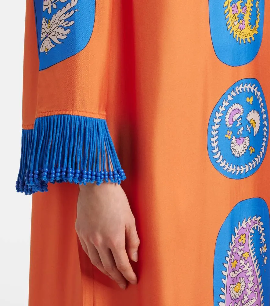 Al√É¬©mais Luis silk midi dress