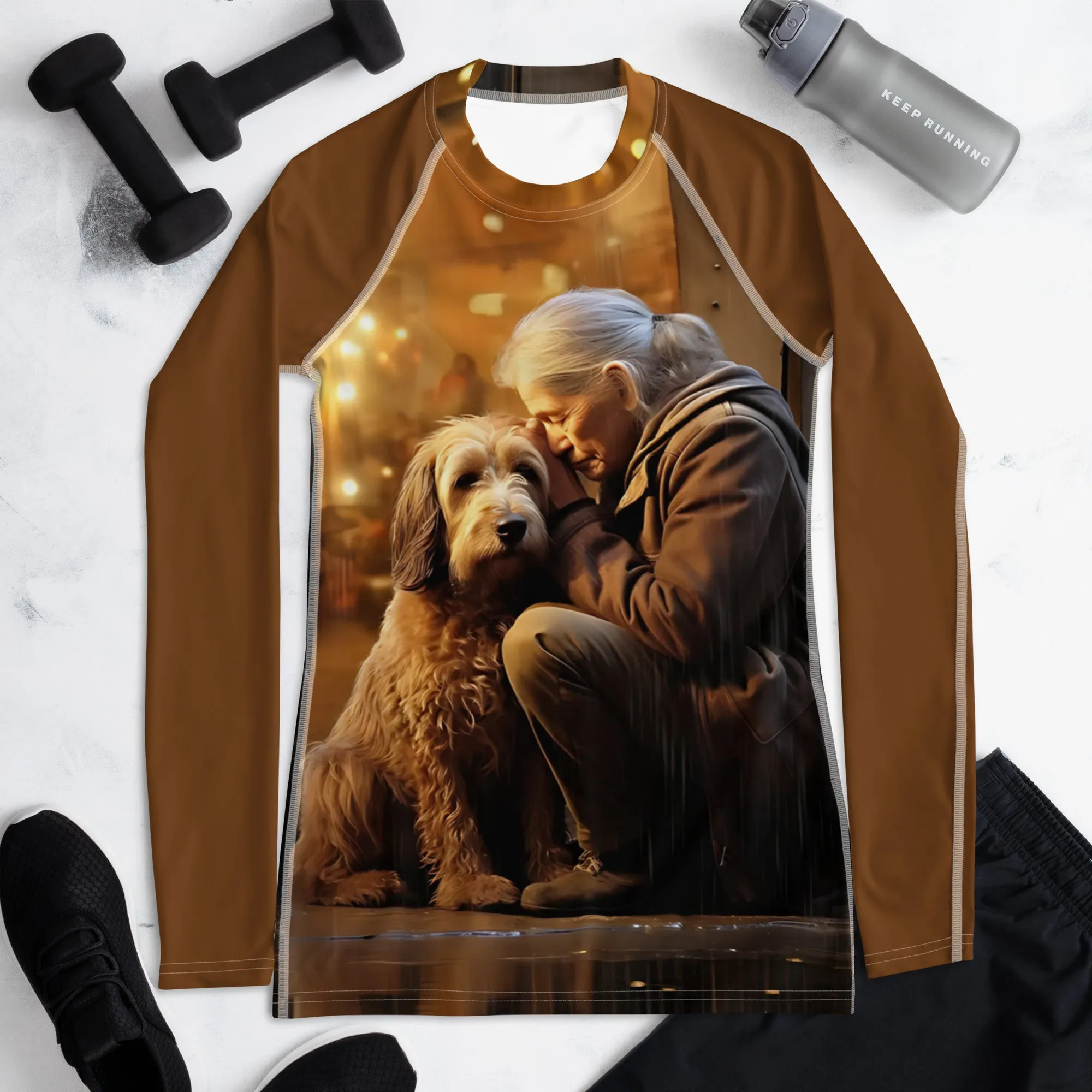 Autumn Embrace Women's Rash Guard