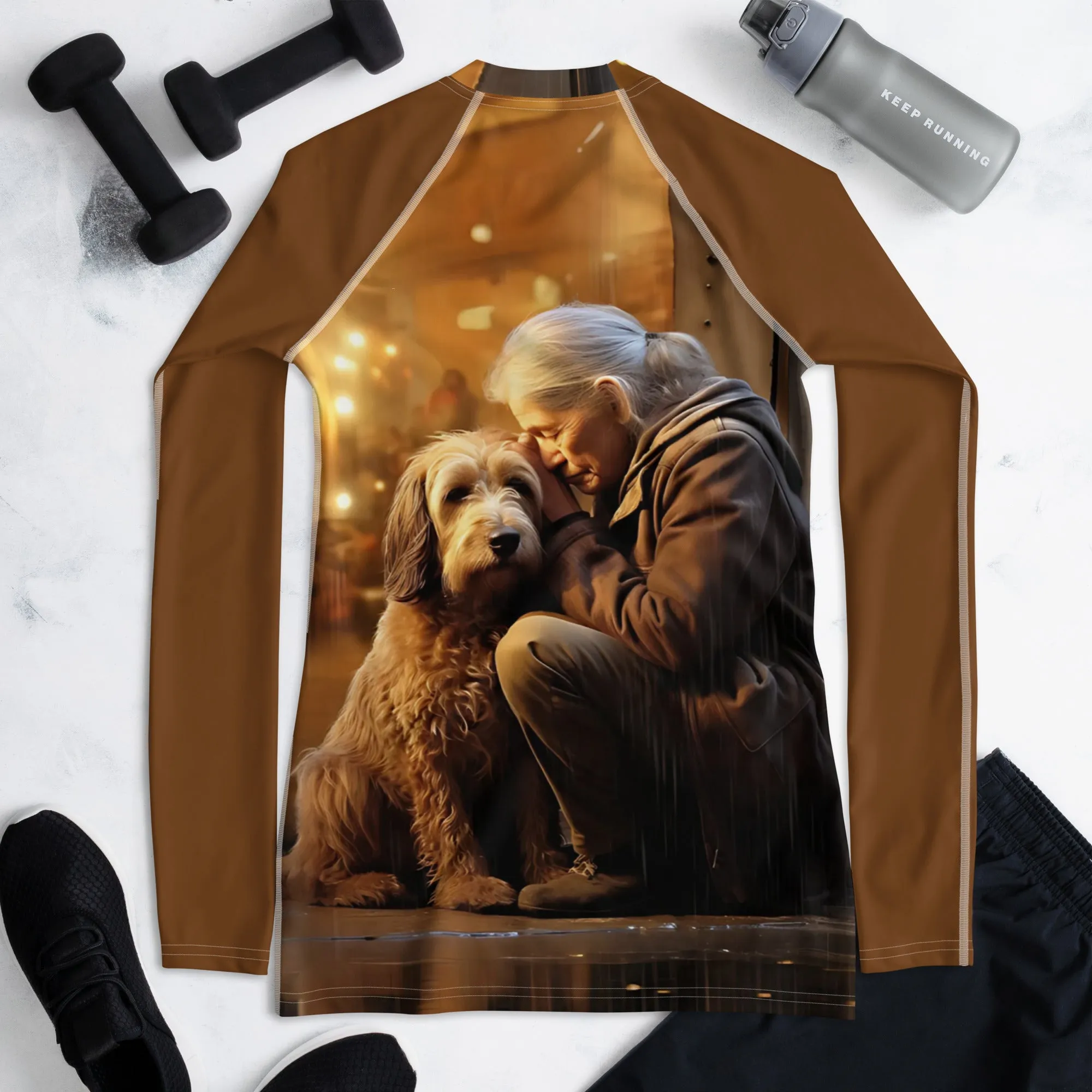 Autumn Embrace Women's Rash Guard