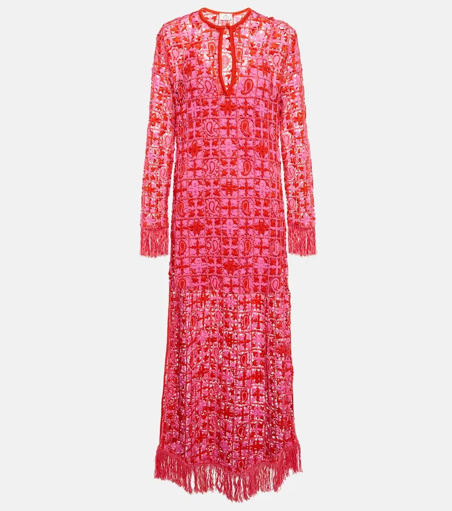 Etro Crochet maxi dress