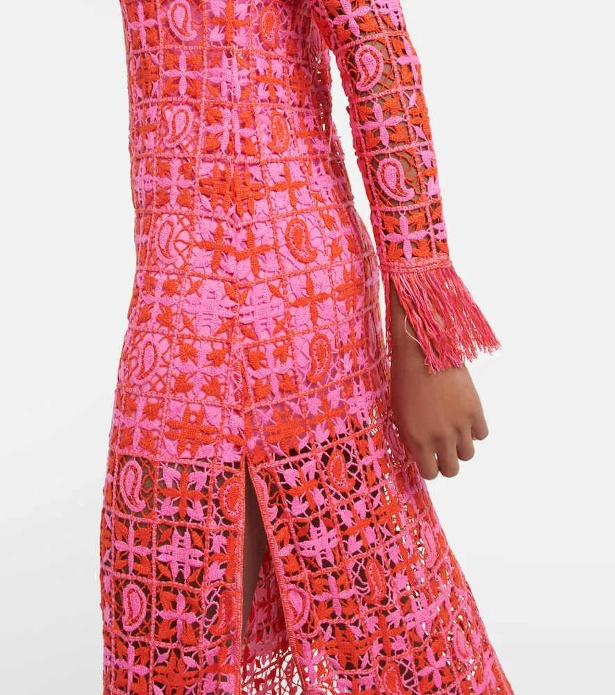 Etro Crochet maxi dress
