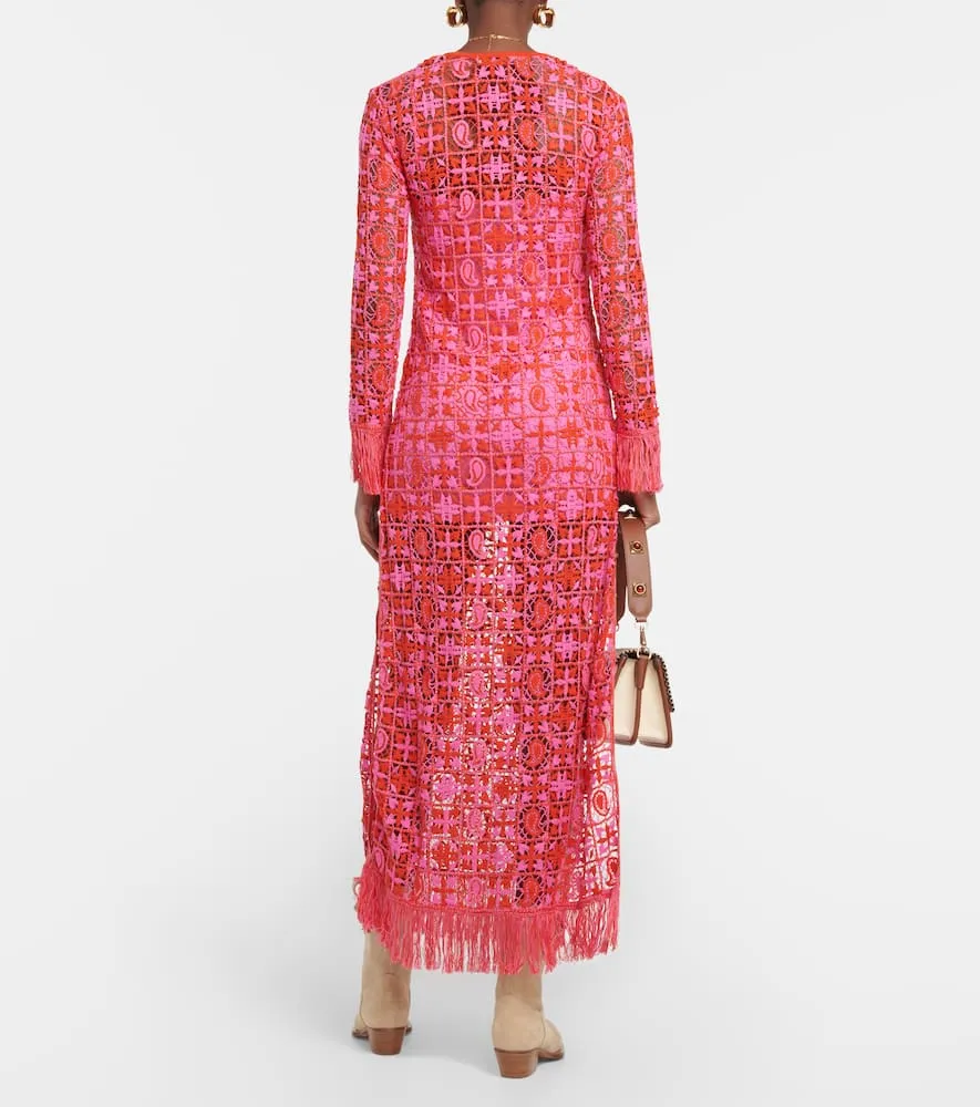 Etro Crochet maxi dress