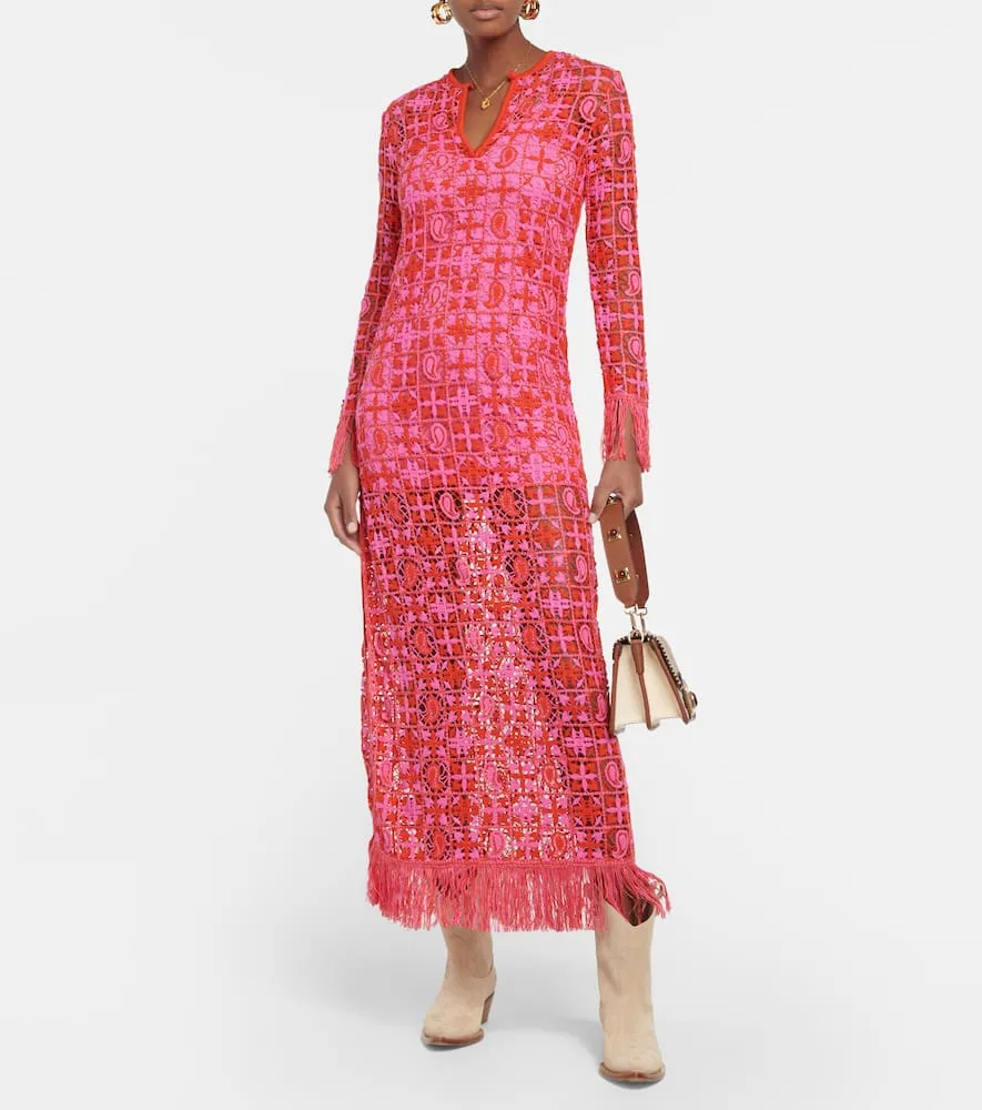 Etro Crochet maxi dress
