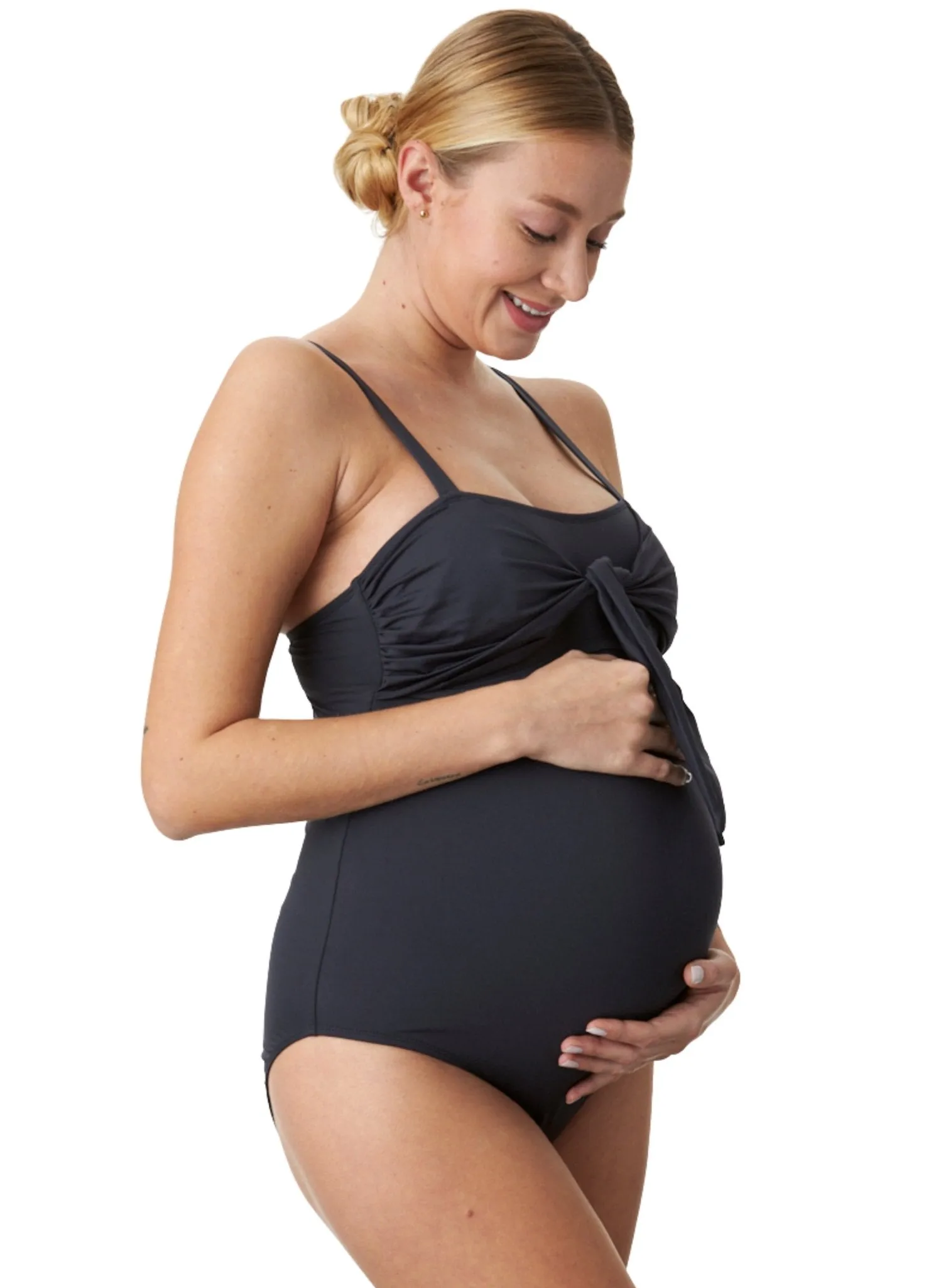 Ibiza Grey Maternity Swimsuit