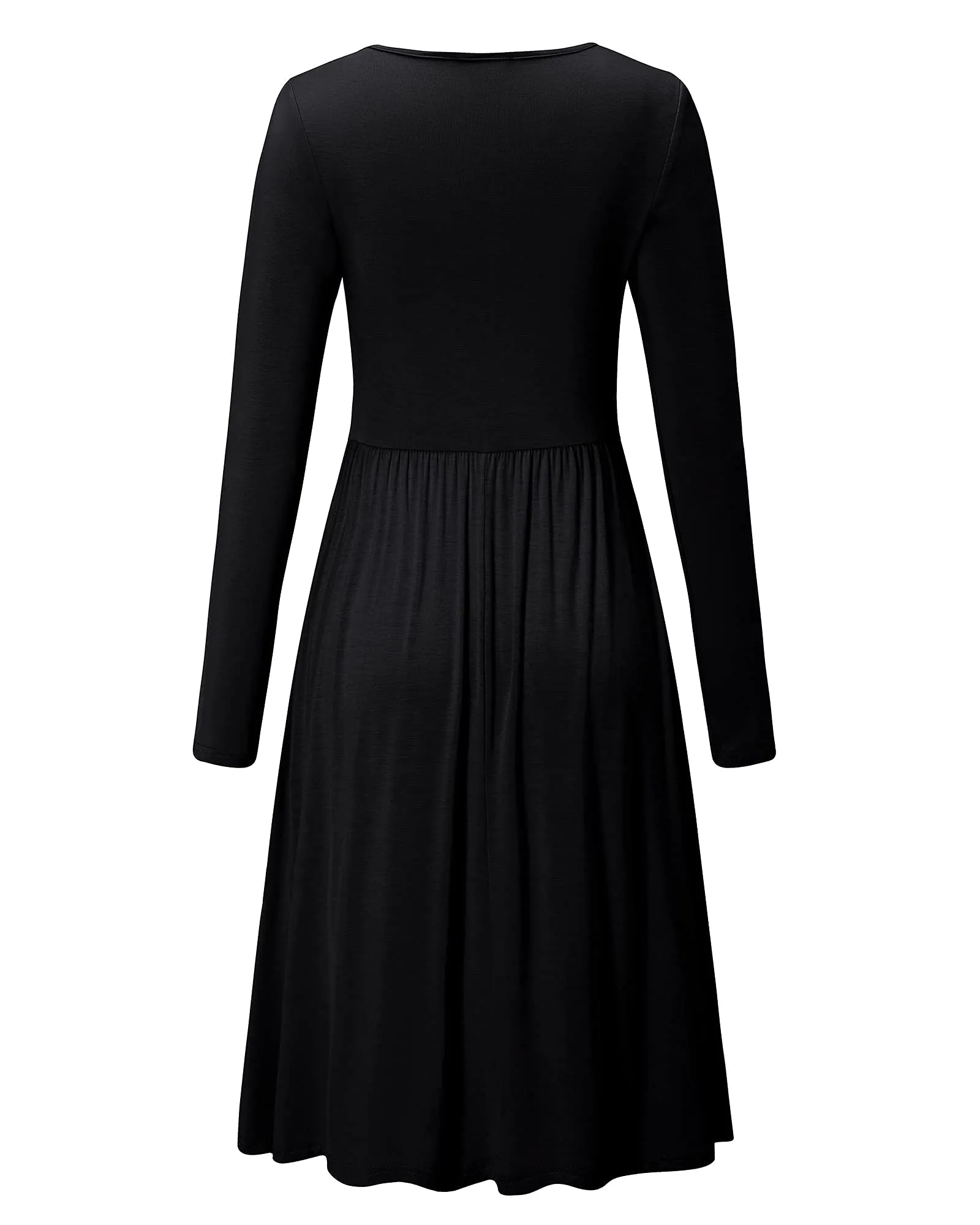 Long Sleeve Casual Maternity Dresses | Nursing Gown Breastfeeding Dress