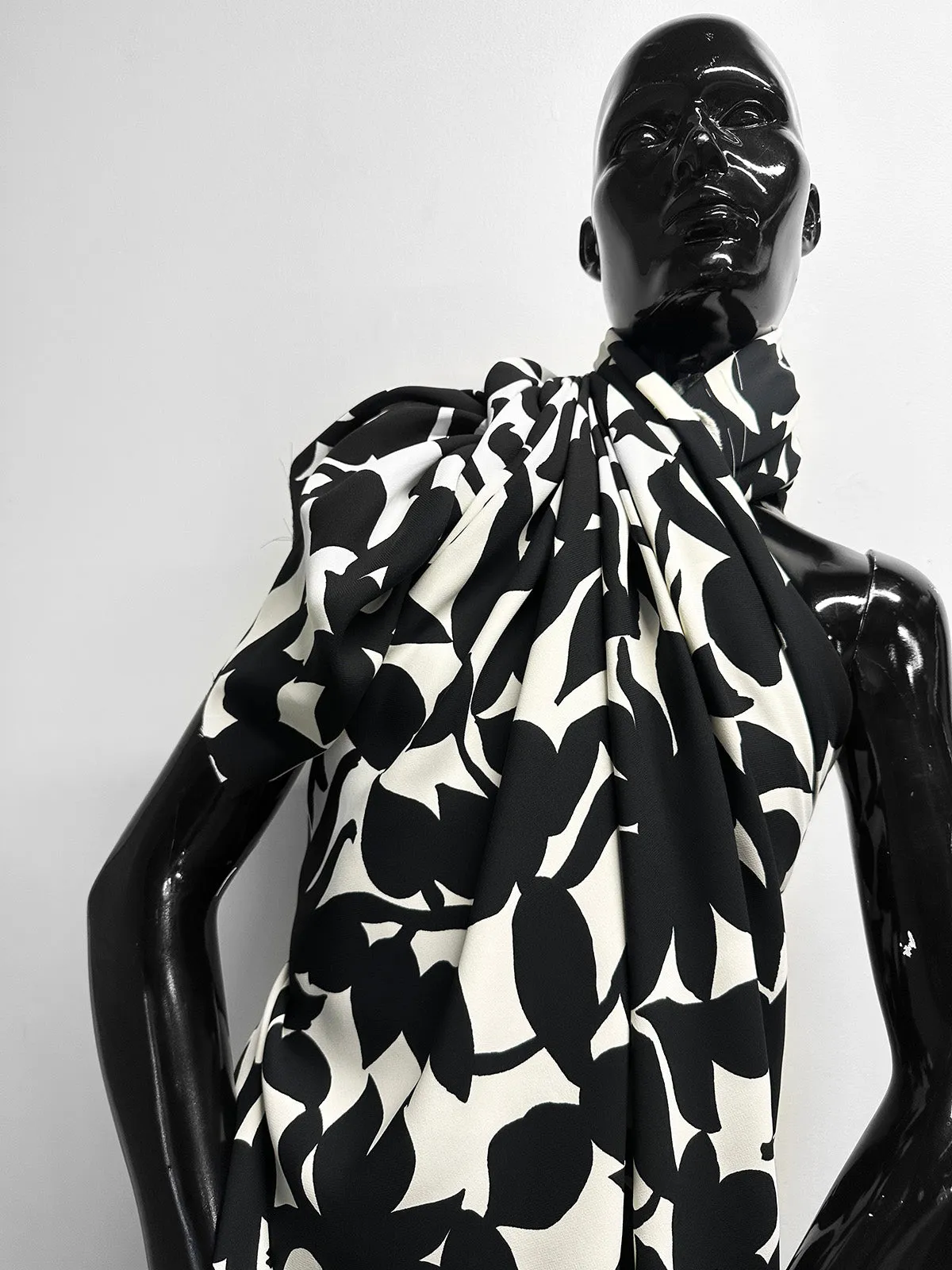 Luxury Floral Crepe Print