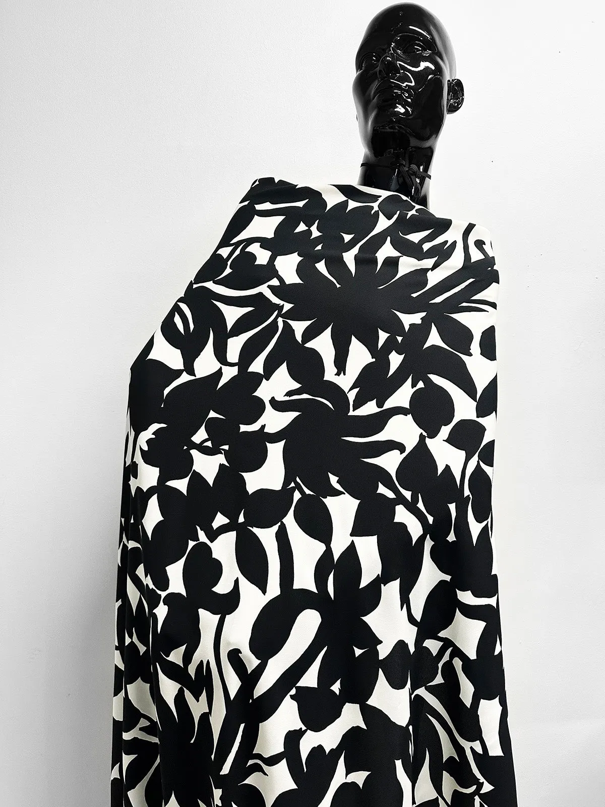 Luxury Floral Crepe Print