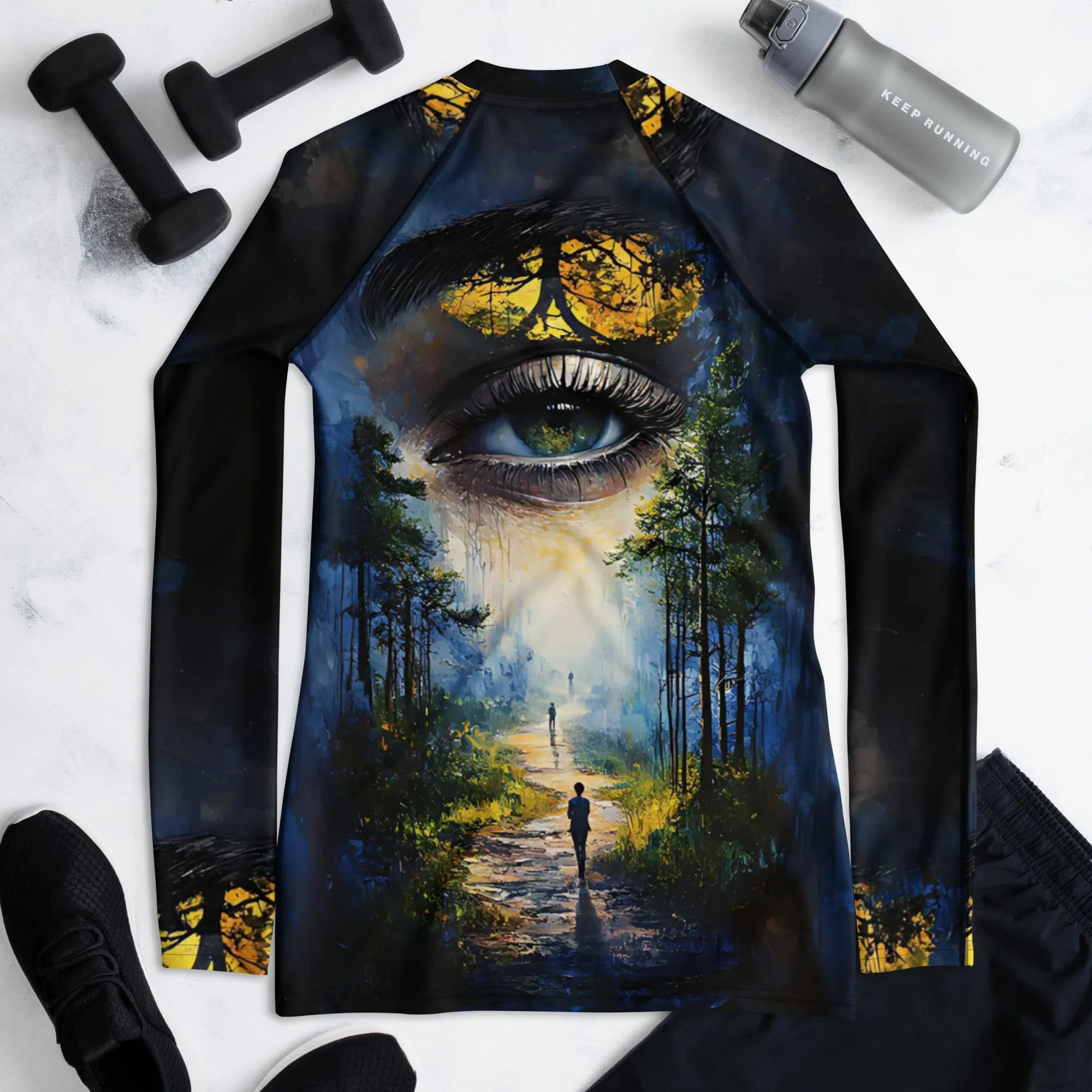 My Golden Path Women's Rash Guard