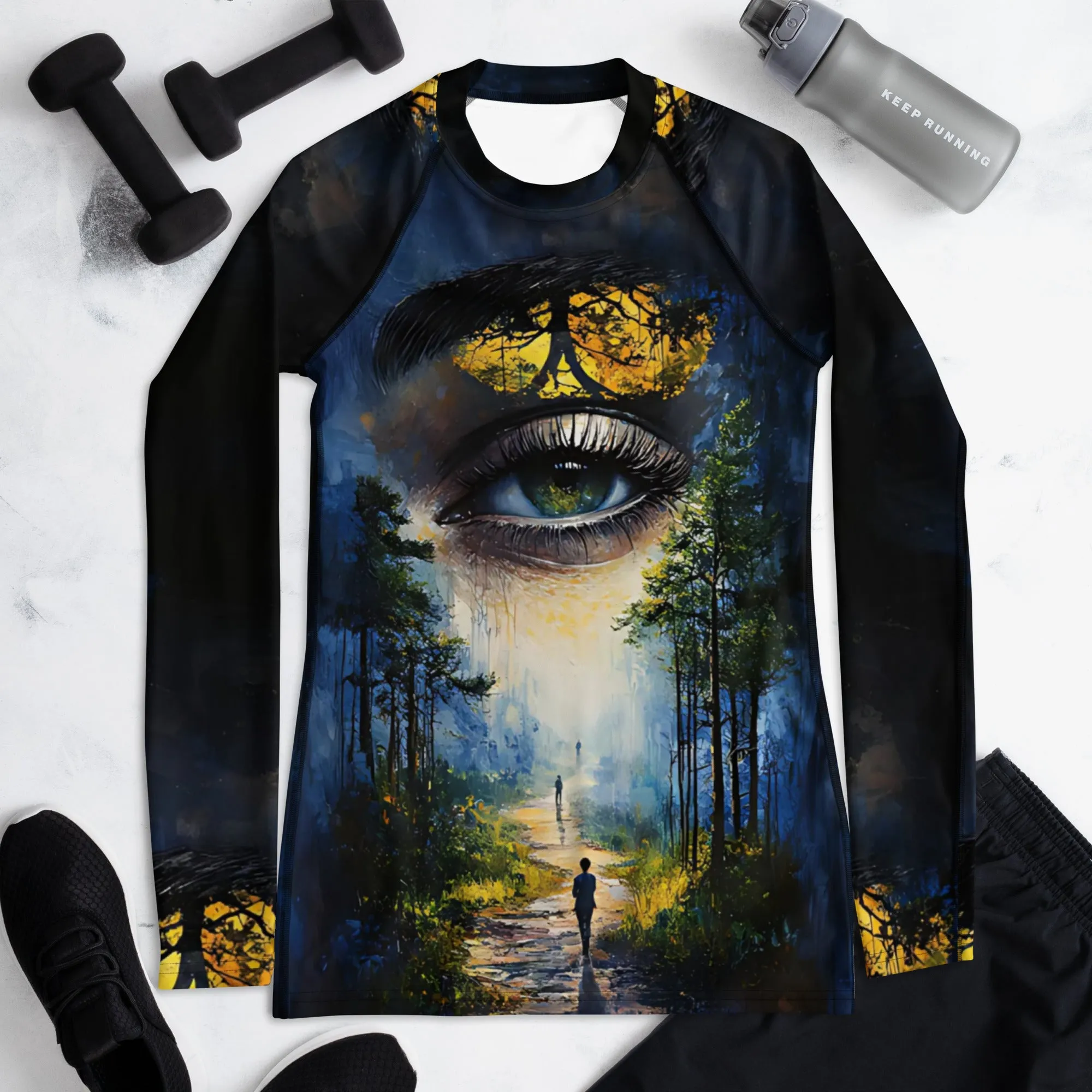My Golden Path Women's Rash Guard