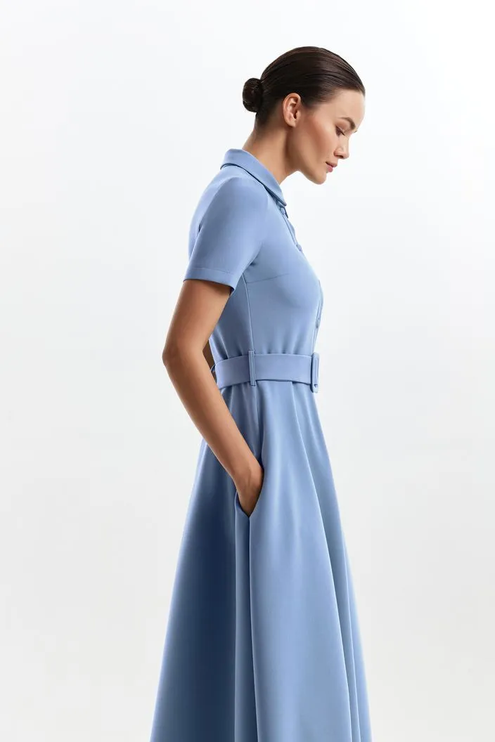Pastel Blue Formal Evening Dress