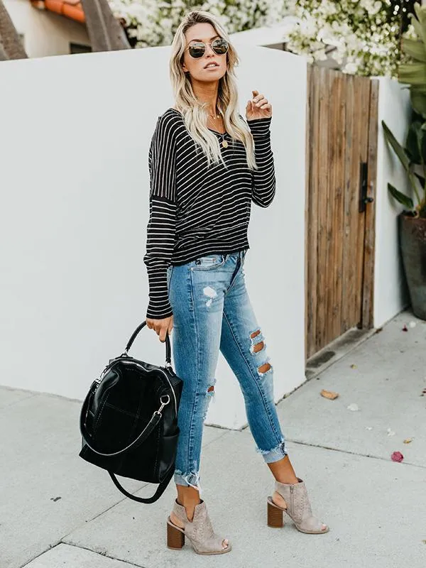 Romance Loose Blouses&Shirts Top