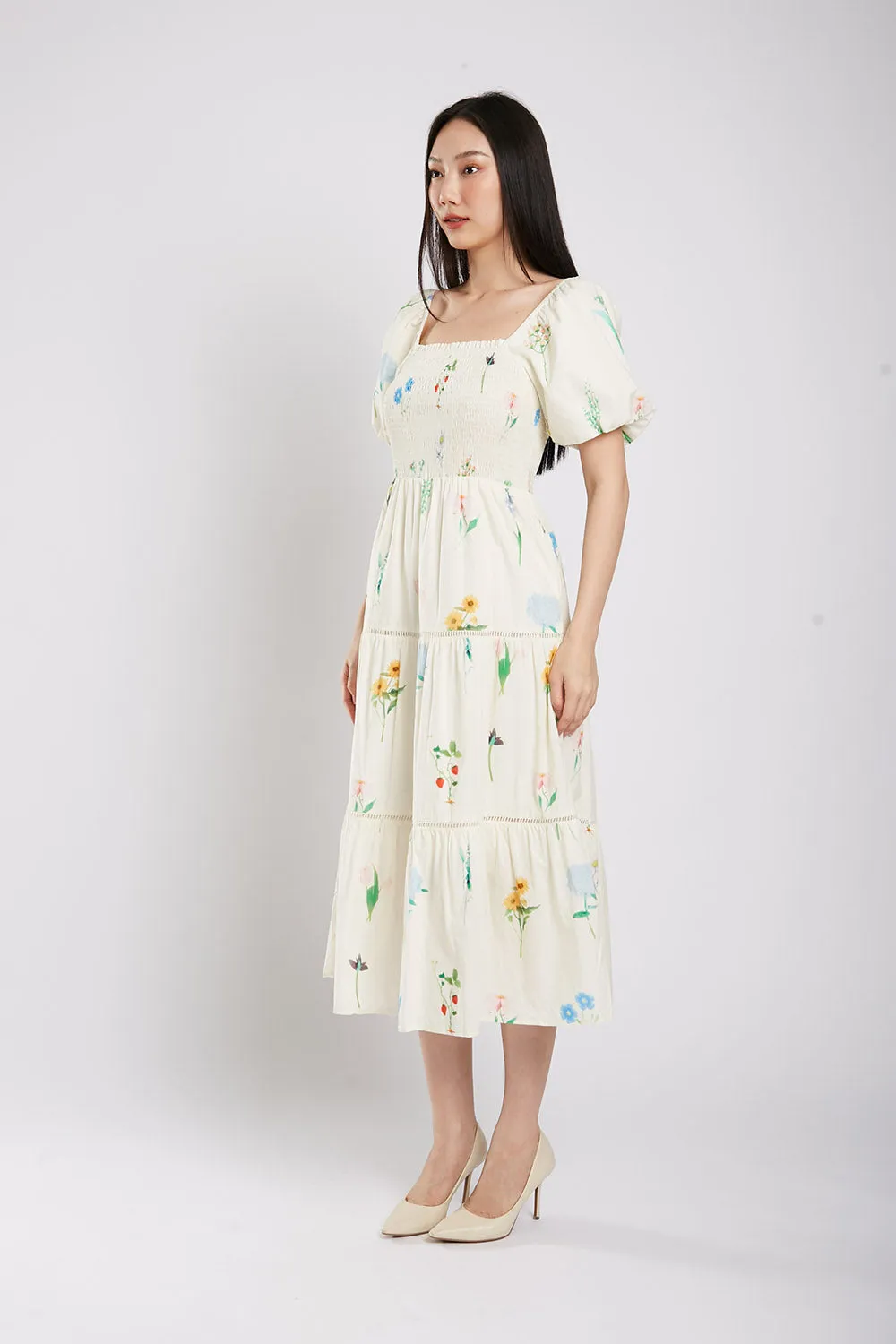 Sera Maxi Dress in Floral Print
