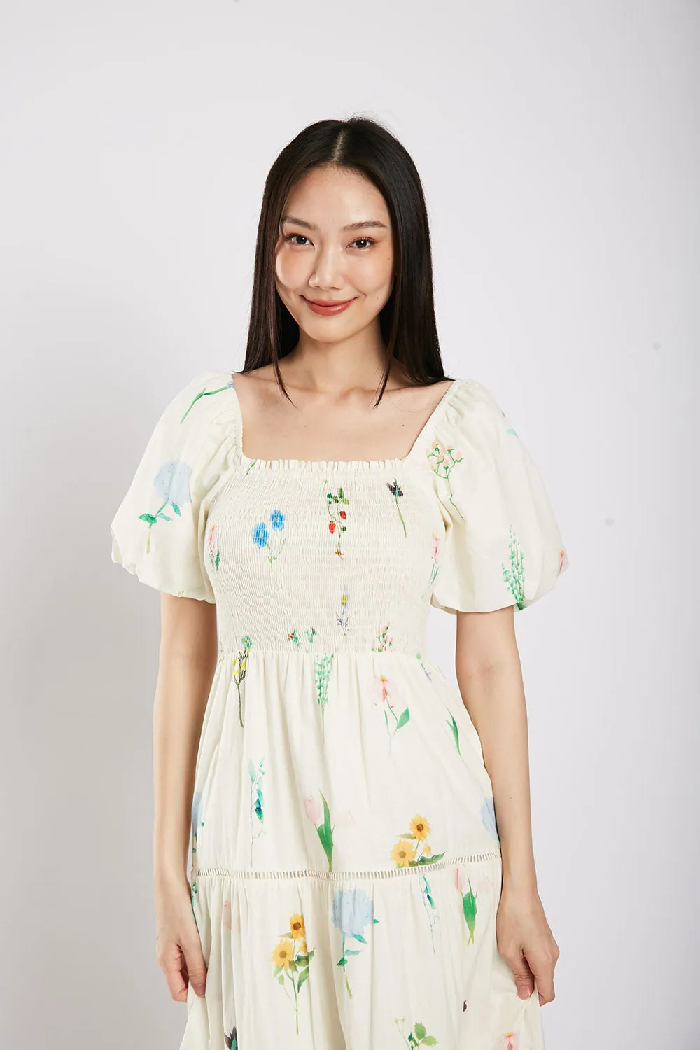 Sera Maxi Dress in Floral Print