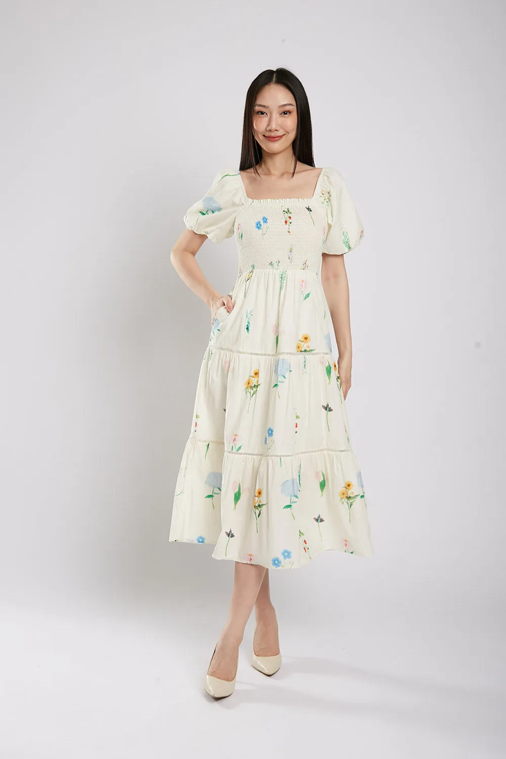 Sera Maxi Dress in Floral Print