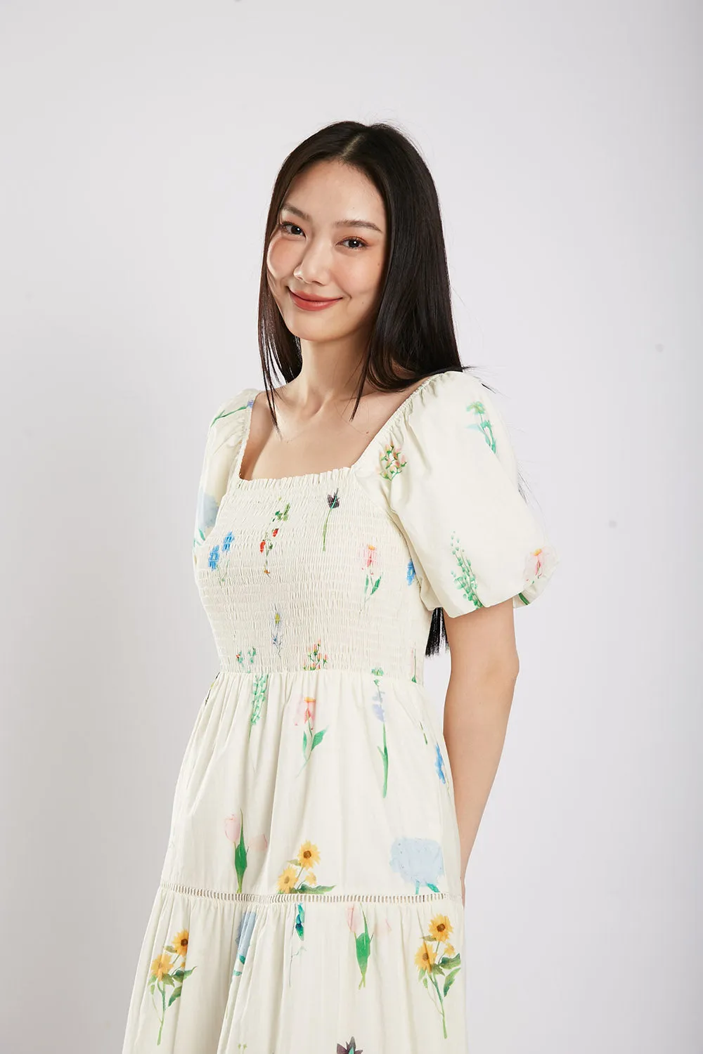 Sera Maxi Dress in Floral Print
