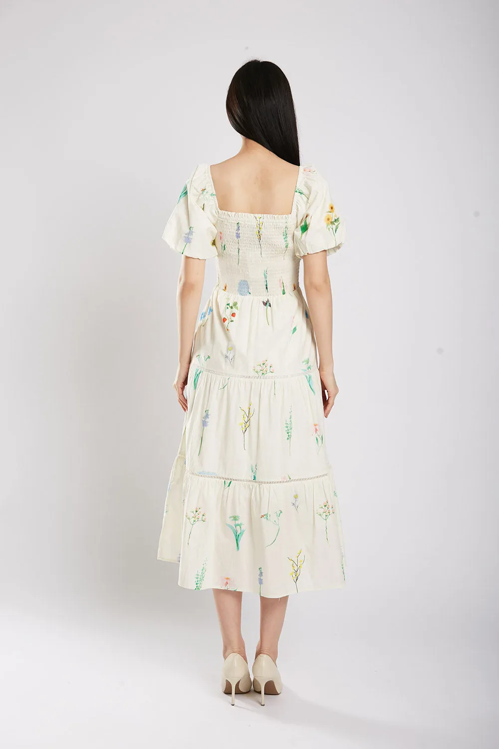 Sera Maxi Dress in Floral Print