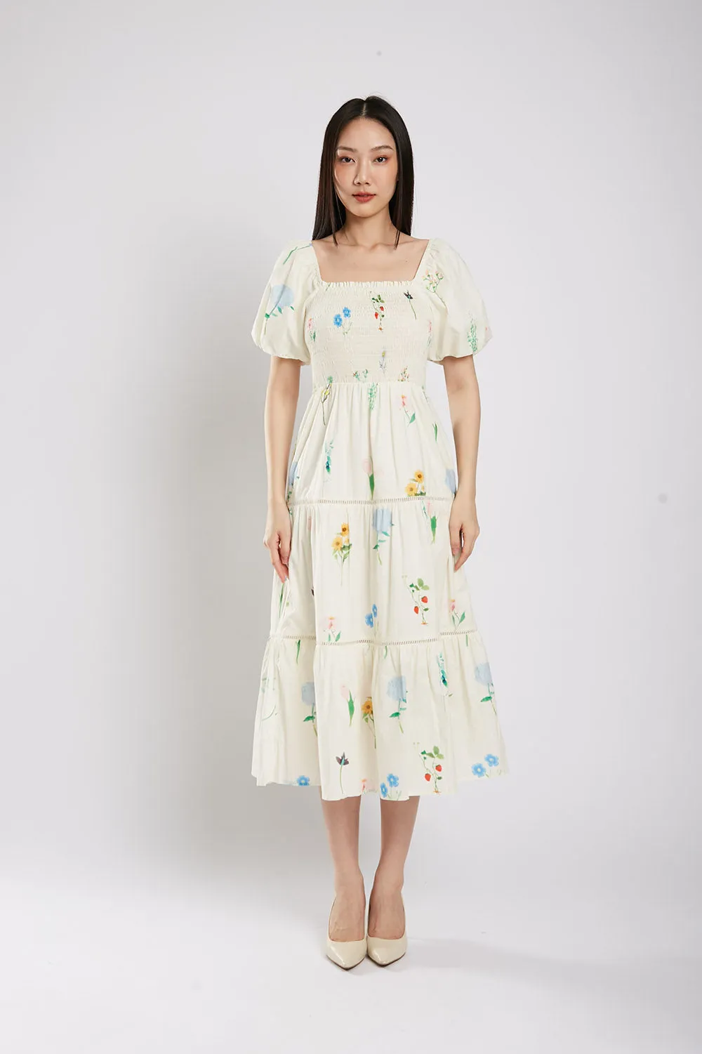 Sera Maxi Dress in Floral Print
