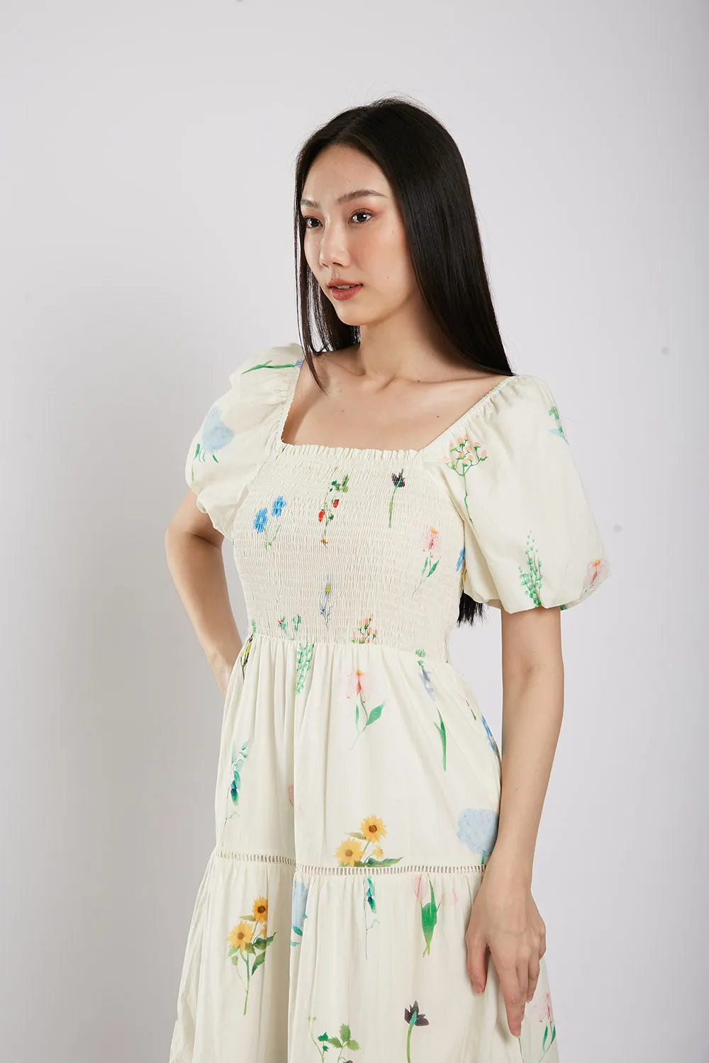 Sera Maxi Dress in Floral Print