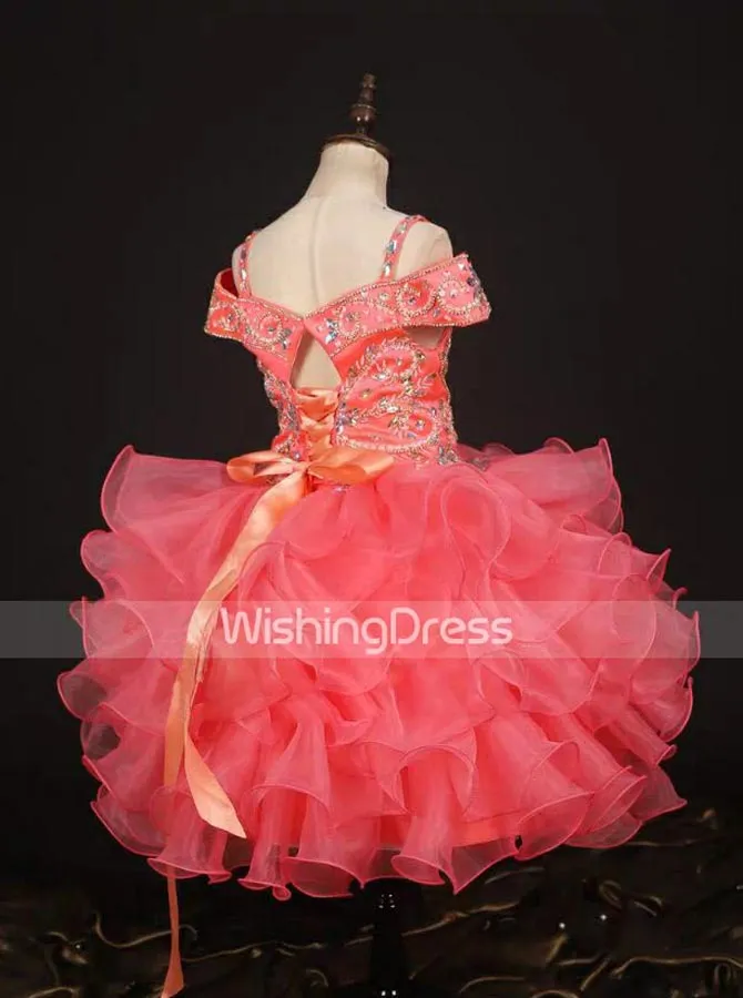 Stunning Little Girls Party Dresses,Little Princess Dress for Teens,GPD0045