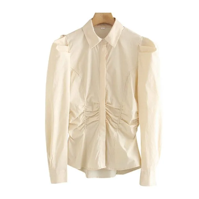 VINTAGE PUFF SLEEVE BLOUSE